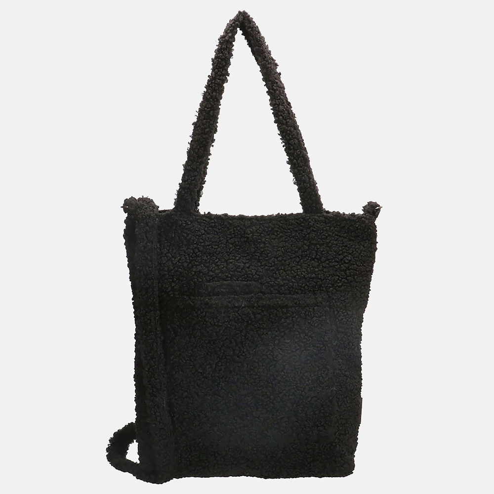 Zwarte shopper met online rits